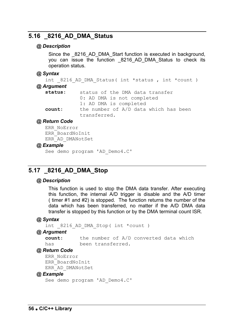 ADLINK ACL-8216 User Manual | Page 64 / 75