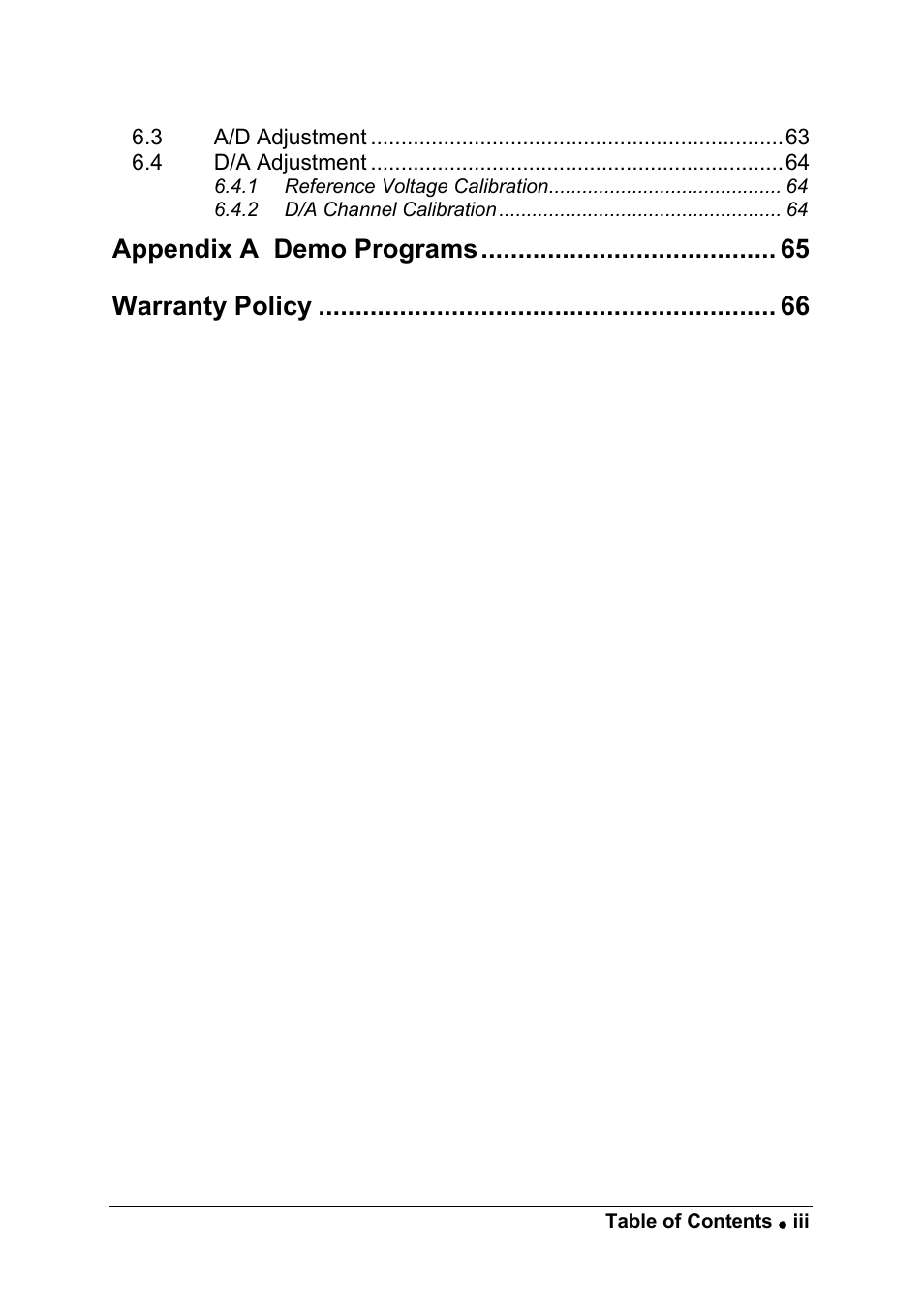 ADLINK ACL-8216 User Manual | Page 7 / 75