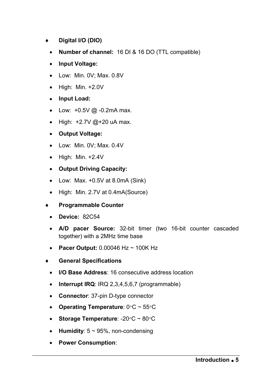 ADLINK ACL-8111 User Manual | Page 11 / 61