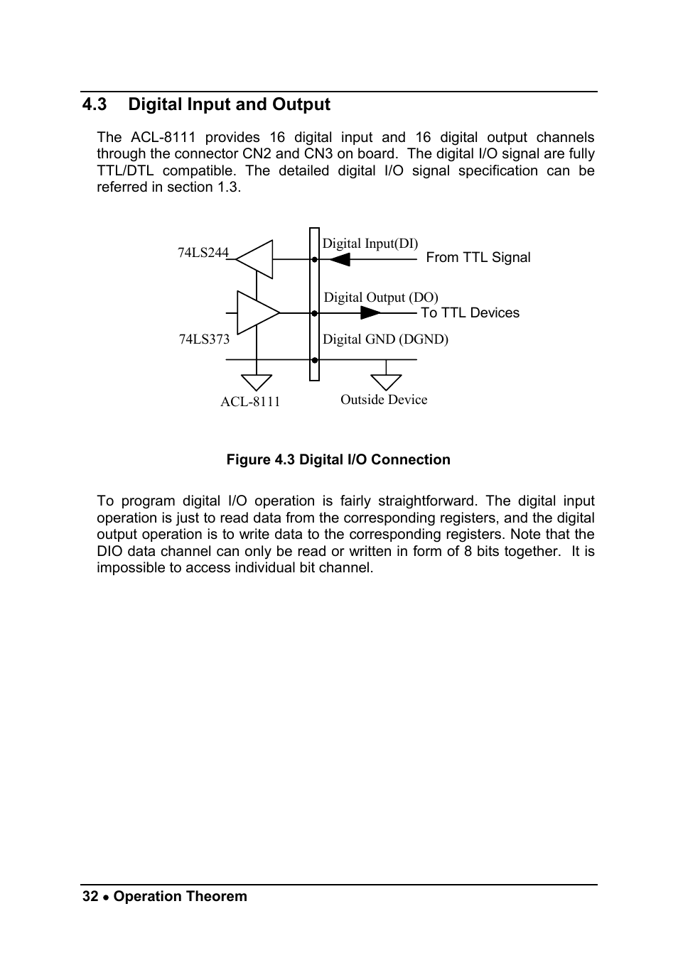 3 digital input and output | ADLINK ACL-8111 User Manual | Page 38 / 61