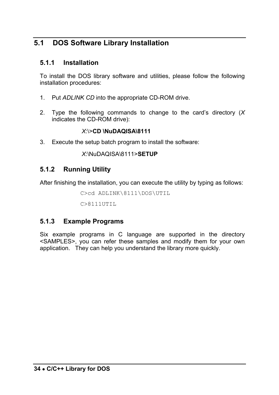 ADLINK ACL-8111 User Manual | Page 40 / 61