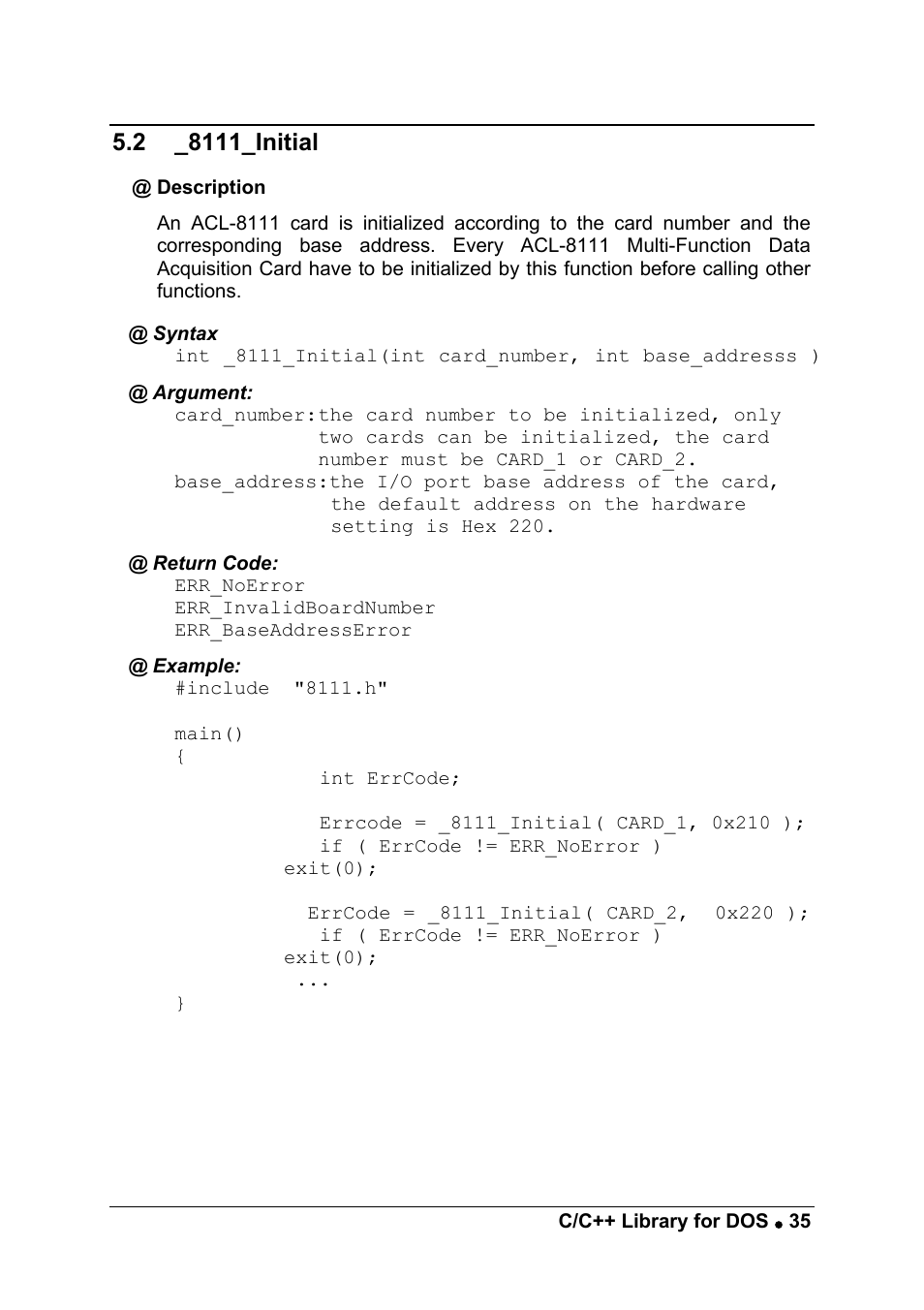 ADLINK ACL-8111 User Manual | Page 41 / 61