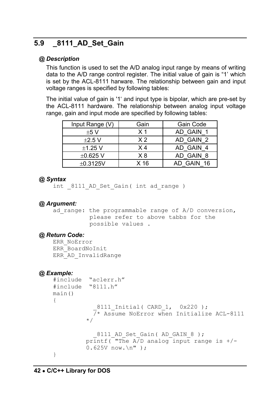 ADLINK ACL-8111 User Manual | Page 48 / 61