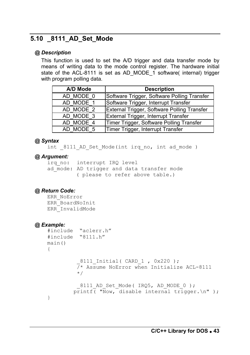 ADLINK ACL-8111 User Manual | Page 49 / 61