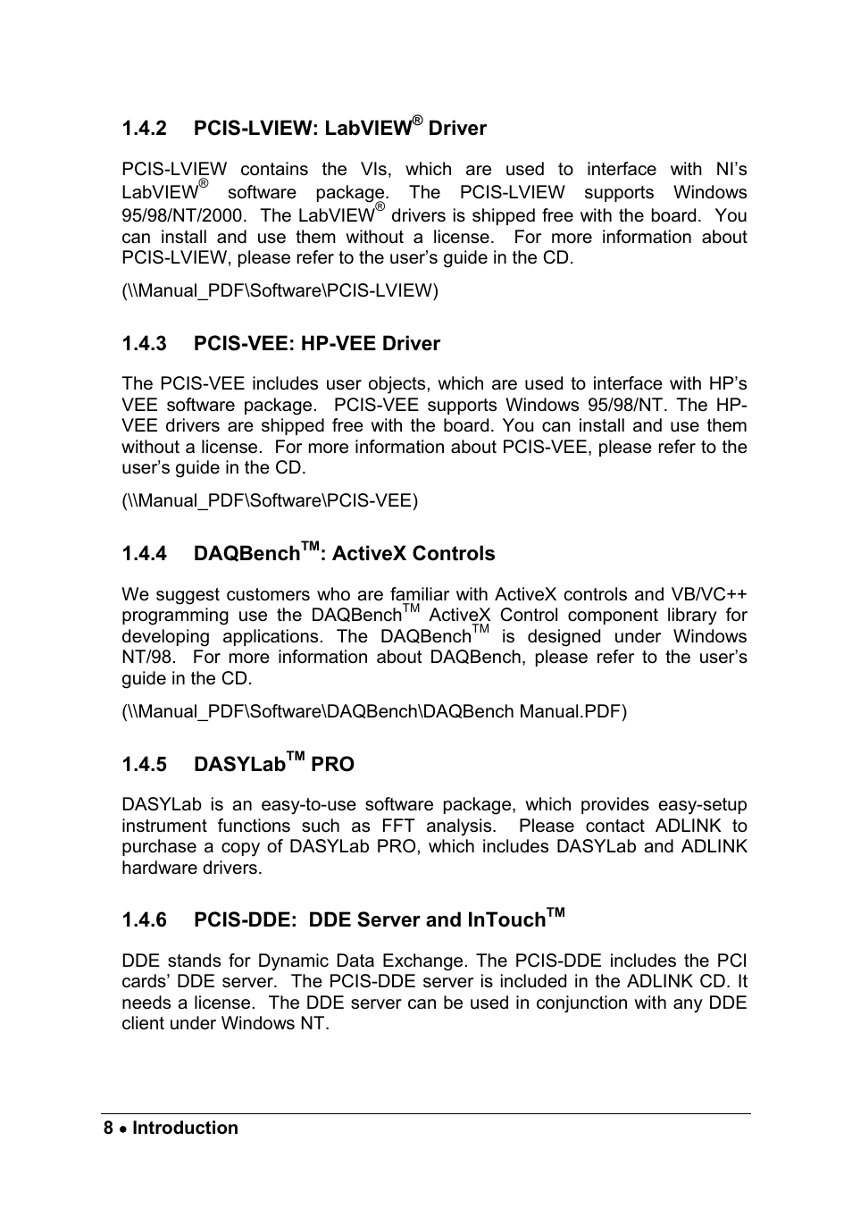 ADLINK PCM-9112+ User Manual | Page 16 / 94