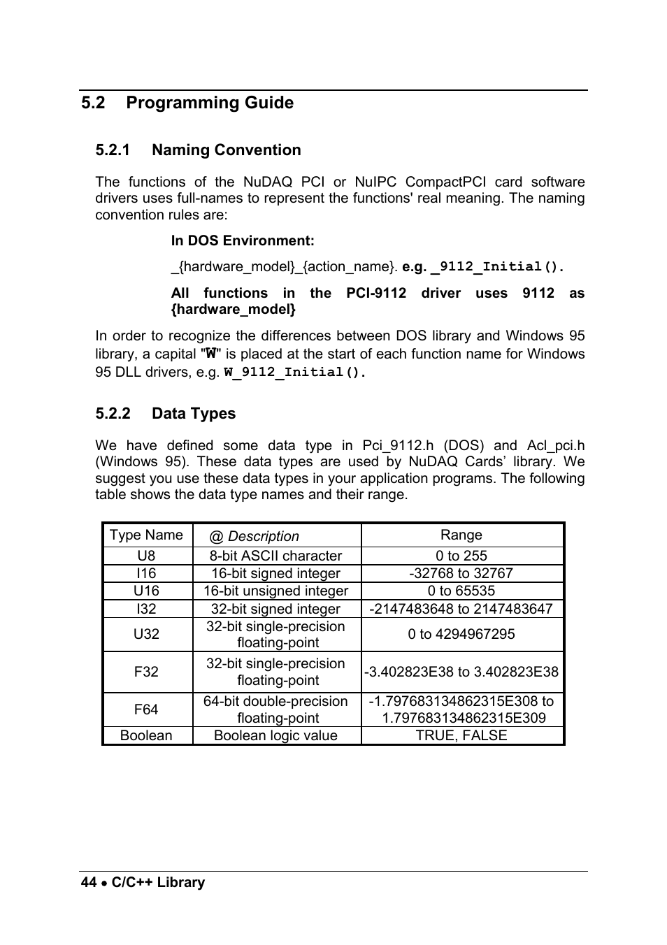 2 programming guide | ADLINK PCM-9112+ User Manual | Page 52 / 94