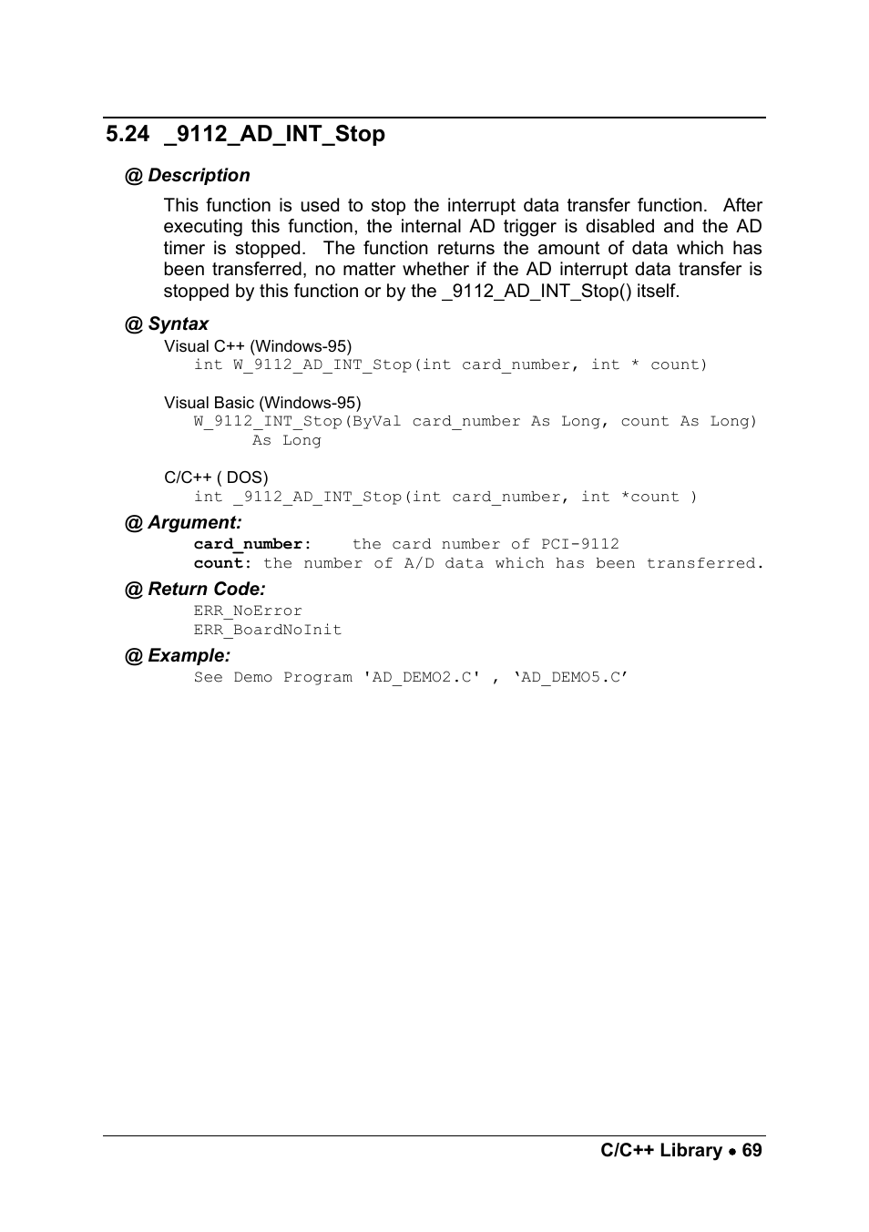 ADLINK PCM-9112+ User Manual | Page 77 / 94