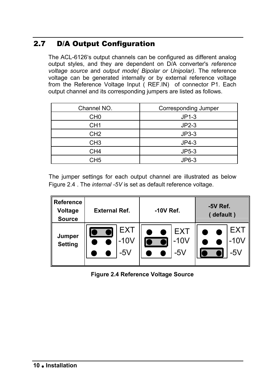 Ext -5v -10v | ADLINK ACL-6126 User Manual | Page 16 / 28