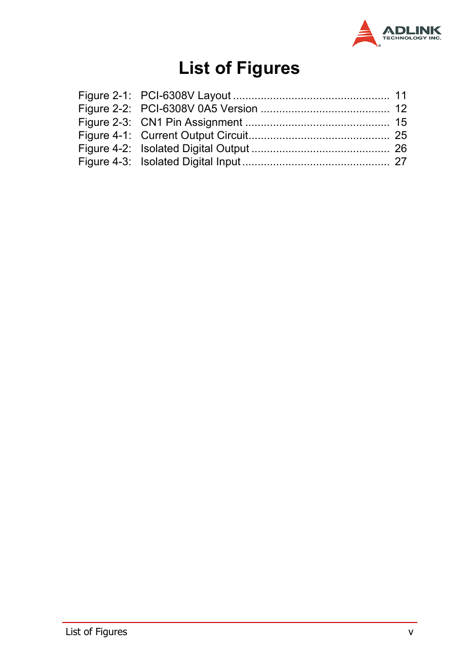 List of figures | ADLINK PCM-6308V+ User Manual | Page 9 / 52