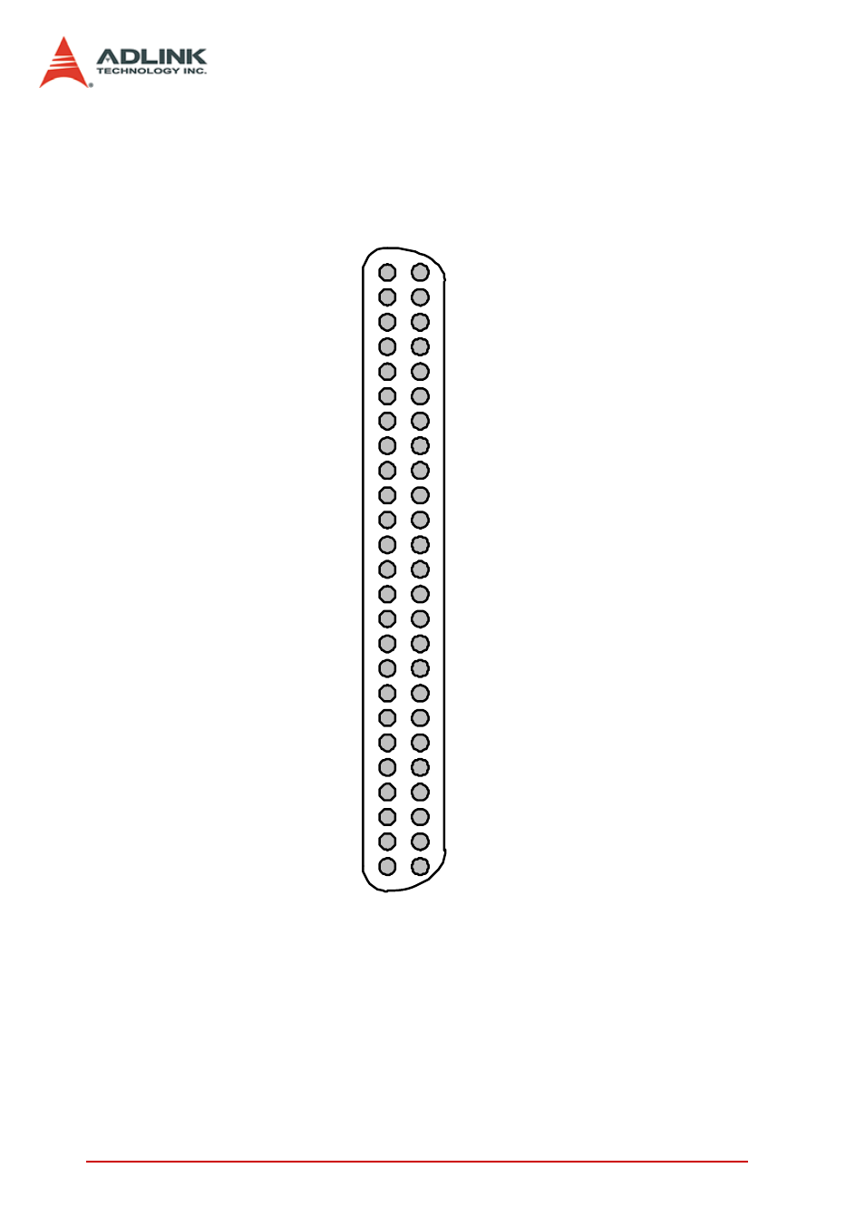 Lpci/lpcie-7230 pin assignment, Figure 2-4: lpci/lpcie-7230 pin assignment | ADLINK LPCI-7230 User Manual | Page 36 / 56
