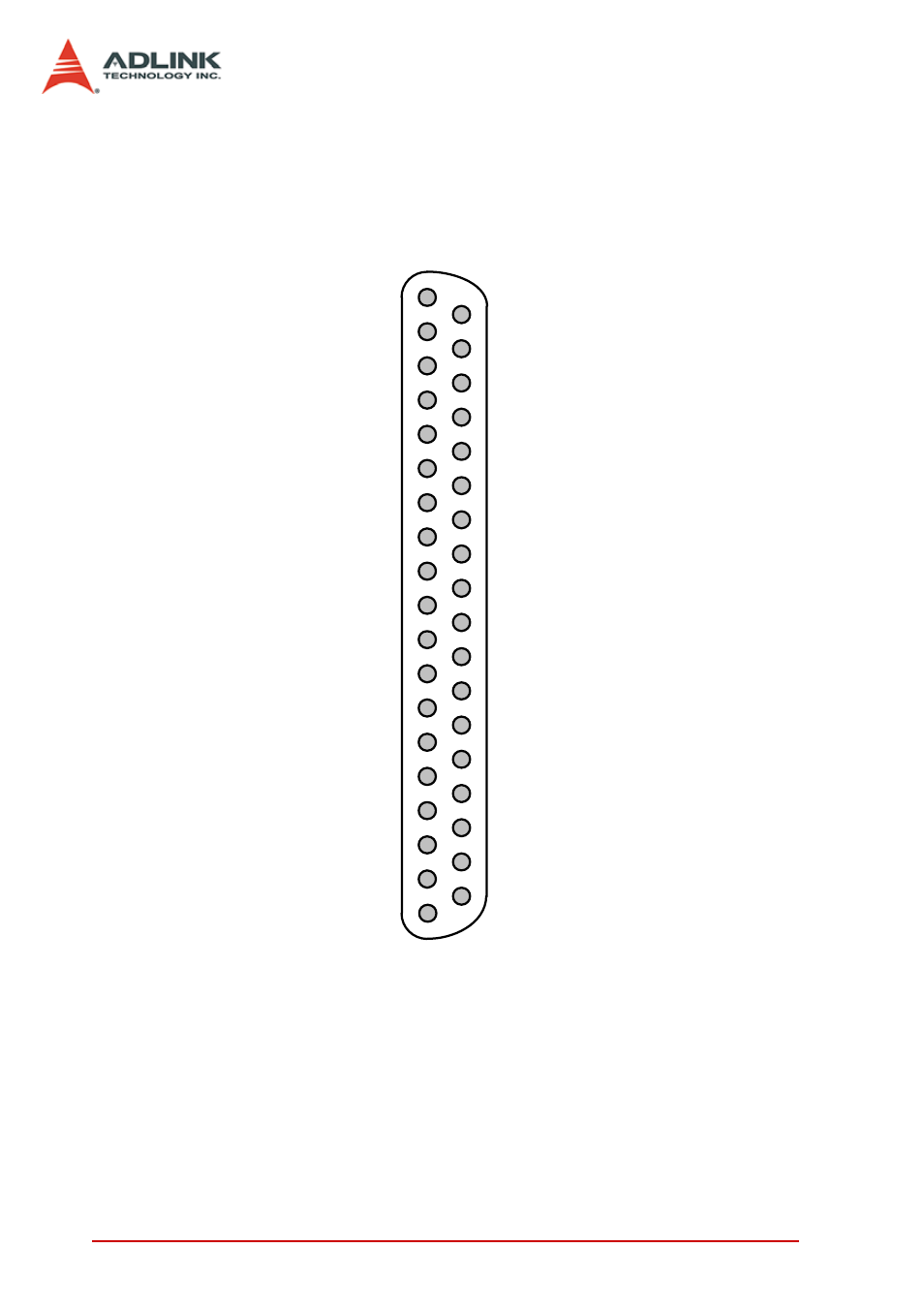 Pci-7234 pin assignment, Figure 2-7: pci-7234 pin assignment | ADLINK LPCI-7230 User Manual | Page 40 / 56