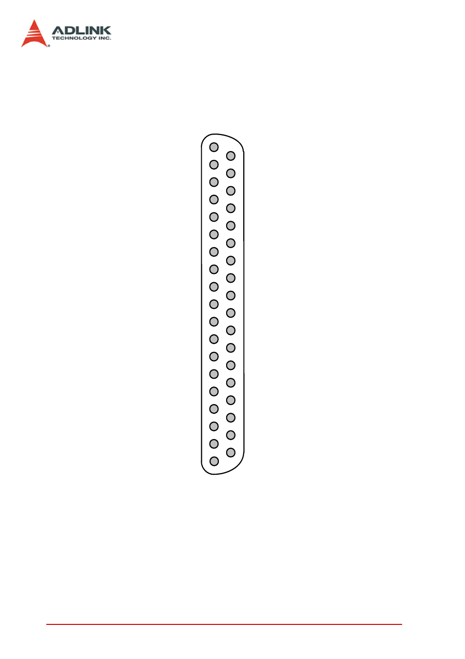 Pci-7234p pin assignment, Figure 2-9: pci-7234p pin assignment | ADLINK LPCI-7230 User Manual | Page 42 / 56