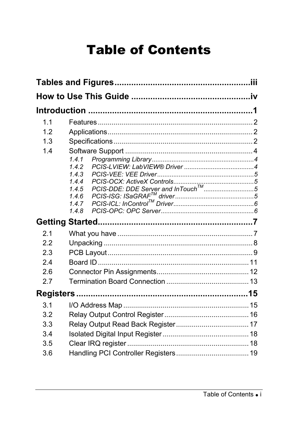 ADLINK PCI-7258 User Manual | Page 5 / 38