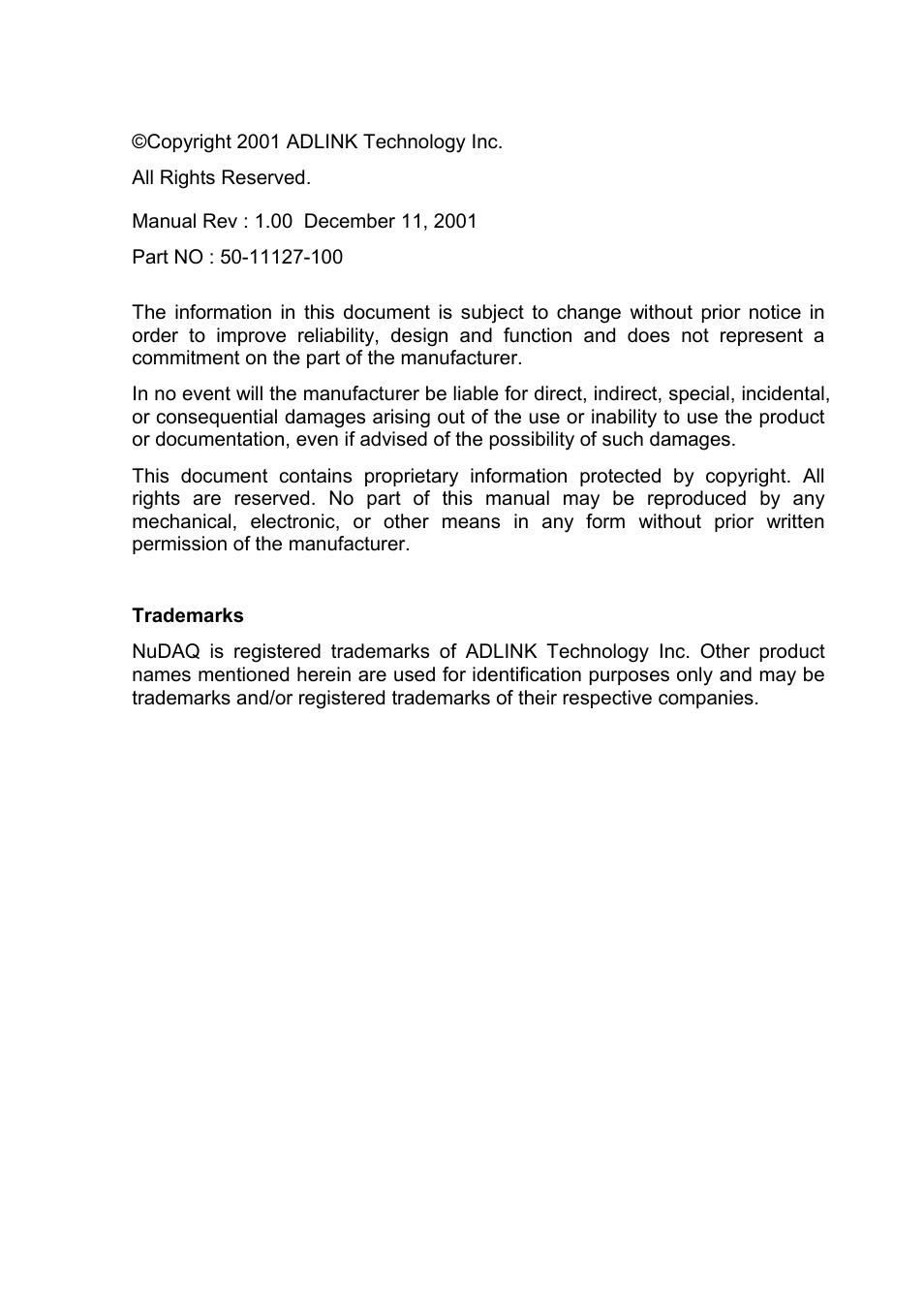 ADLINK PCI-7256 User Manual | Page 3 / 48