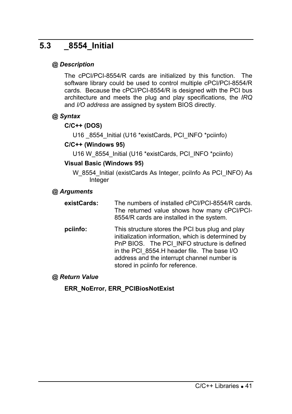 ADLINK PCI-8554 User Manual | Page 51 / 67