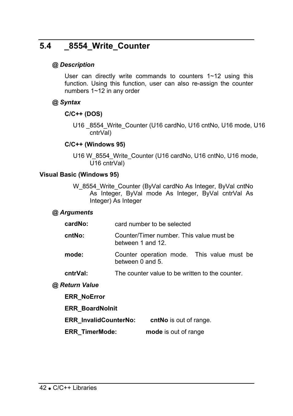 ADLINK PCI-8554 User Manual | Page 52 / 67