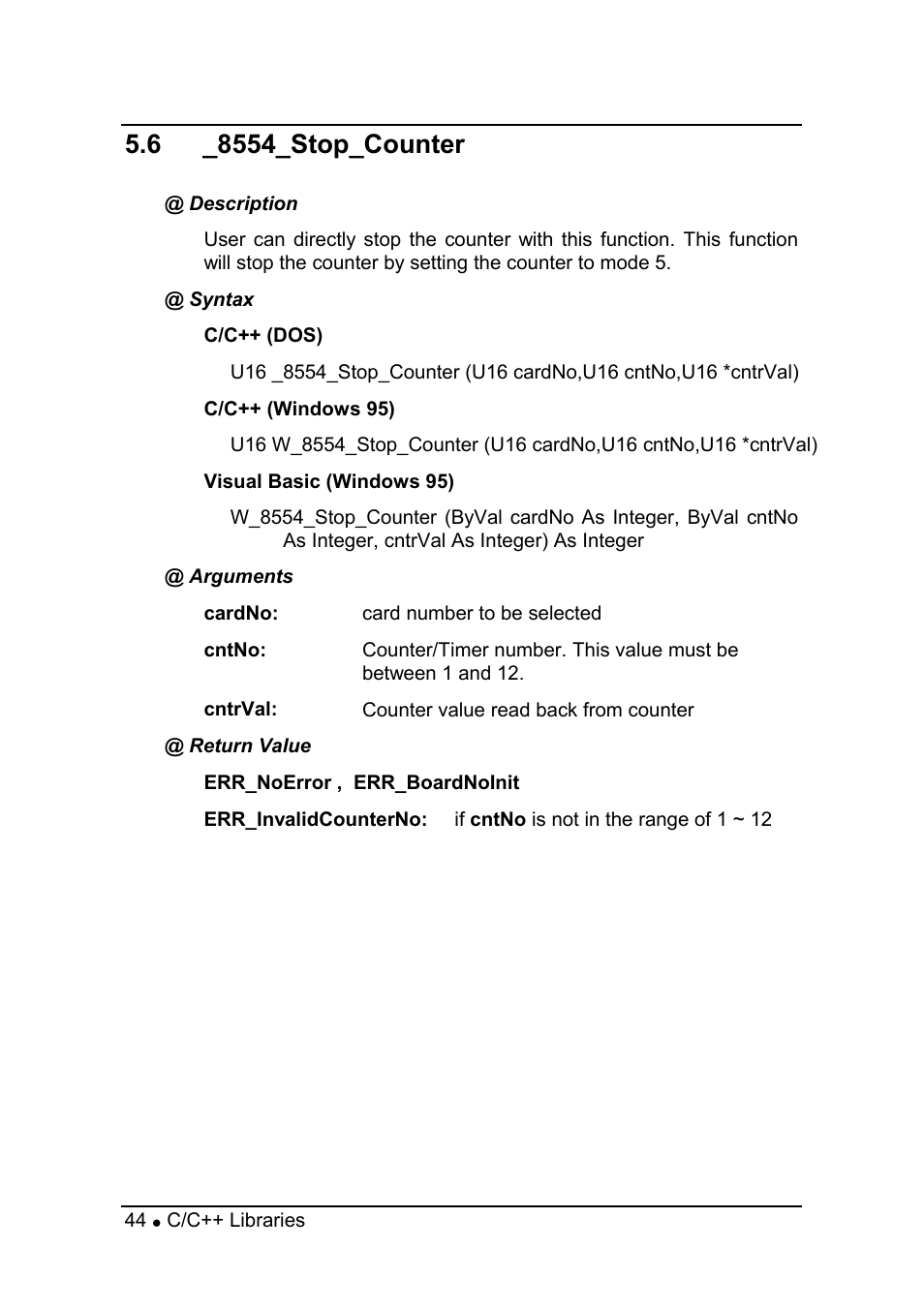 ADLINK PCI-8554 User Manual | Page 54 / 67