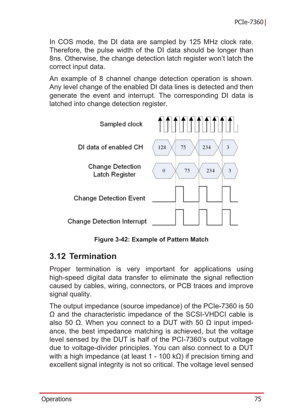 12 termination, Figure 3-42: example of pattern match | ADLINK PCIe-7360 User Manual | Page 85 / 94