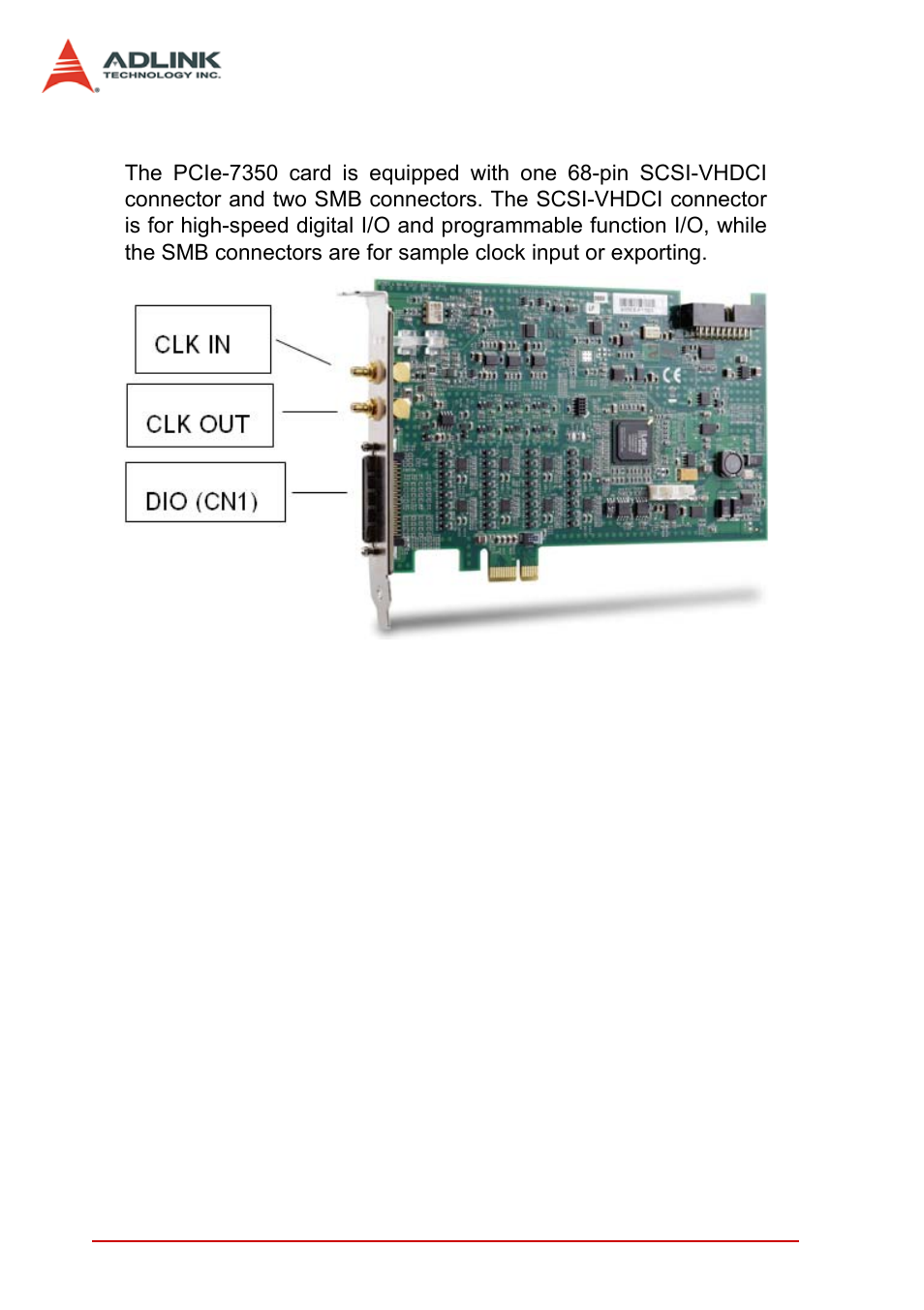 2 connector pin assignment, Connector pin assignment | ADLINK PCIe-7350 User Manual | Page 22 / 86