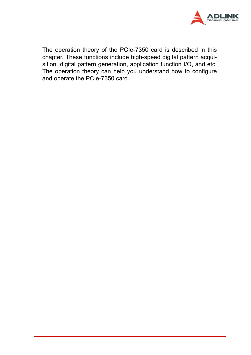 3 function block and operation theory, 3function block and operation theory | ADLINK PCIe-7350 User Manual | Page 29 / 86
