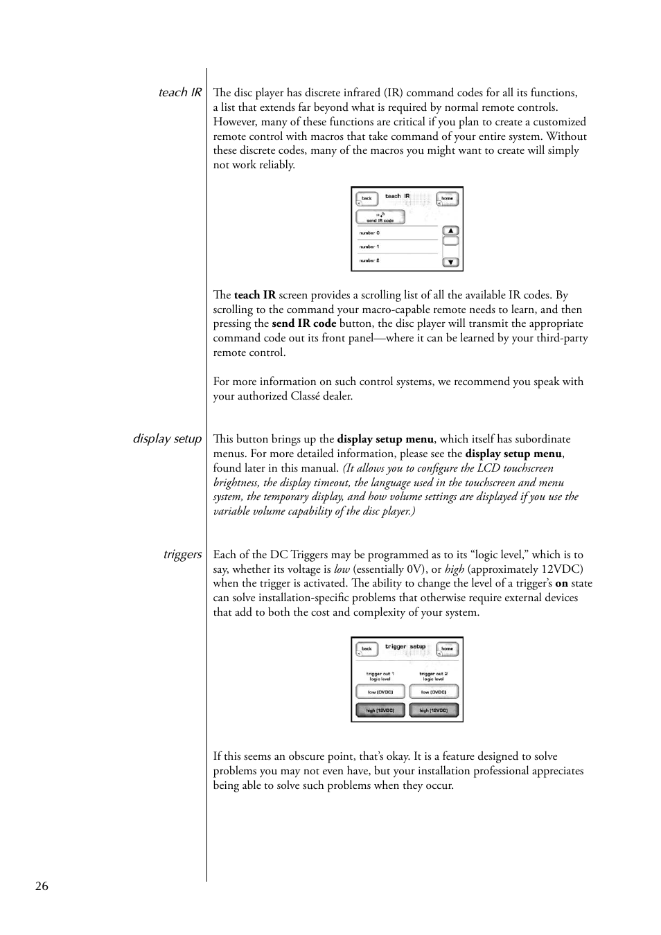 Classe Audio CDP-102 User Manual | Page 26 / 48