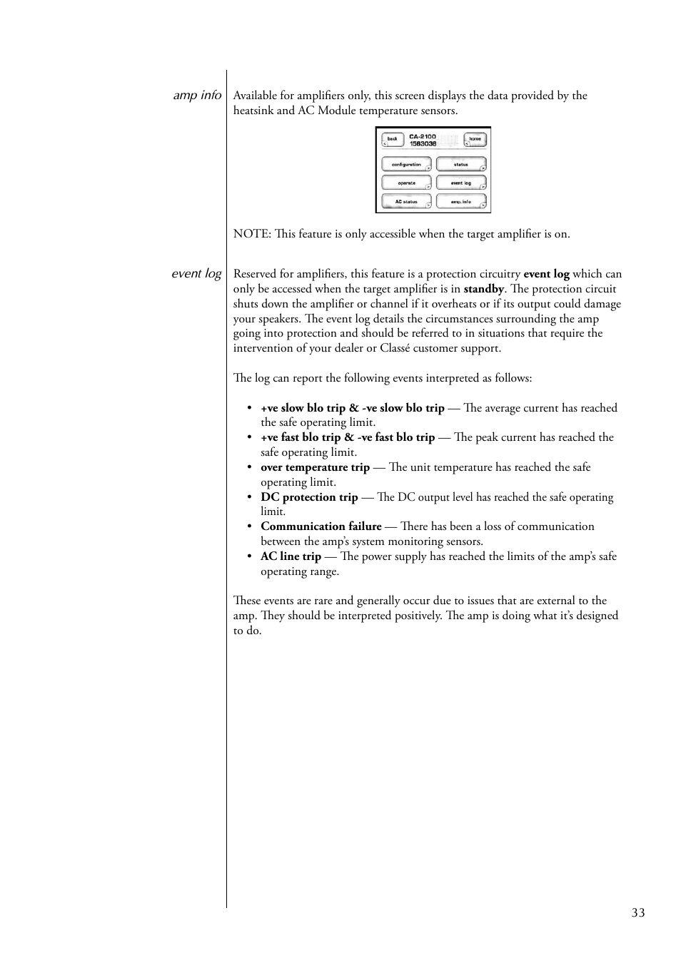 Classe Audio CDP-102 User Manual | Page 33 / 48