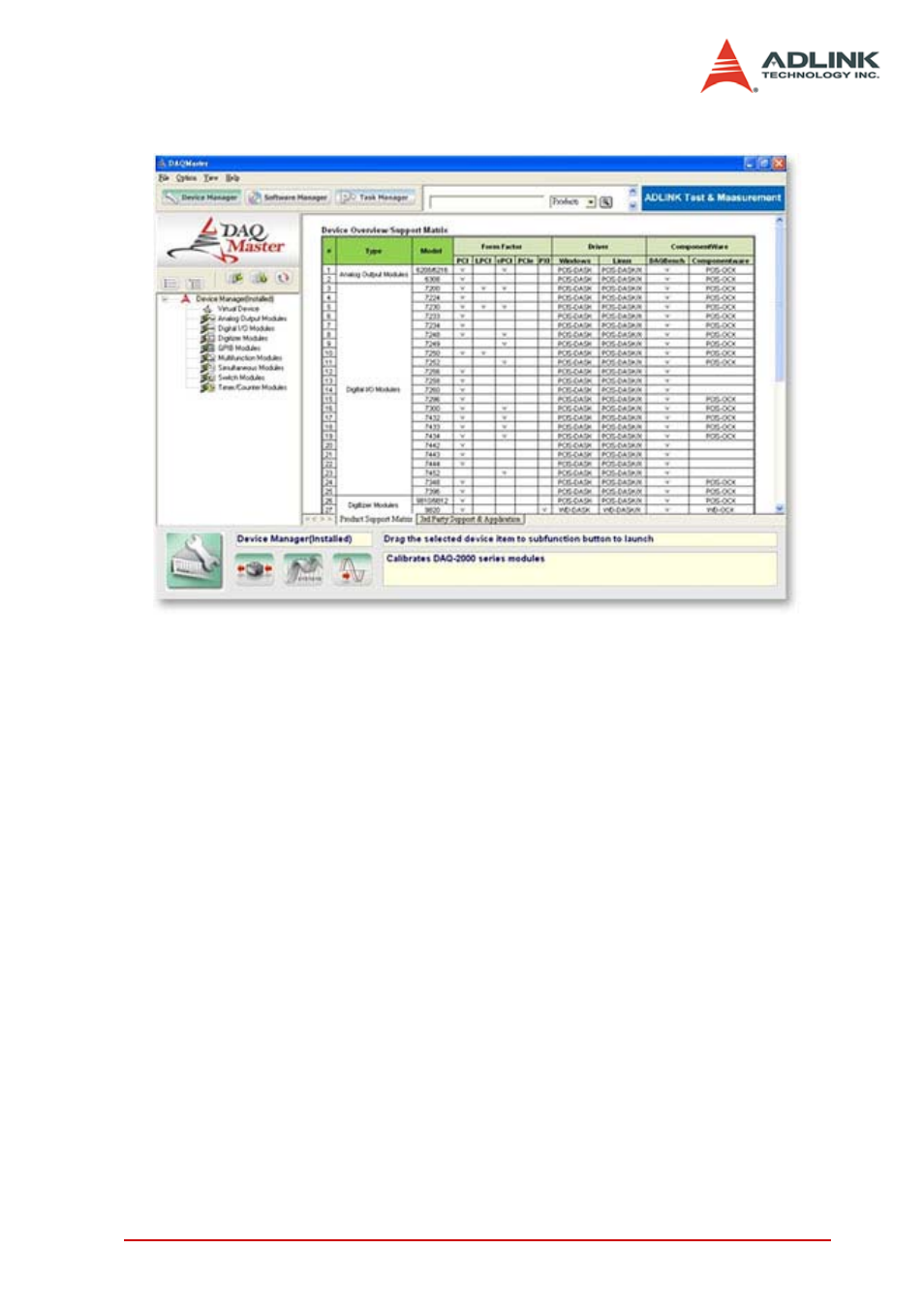 Figure 1-3: daqmaster device manager | ADLINK PCIe-7200 User Manual | Page 16 / 51