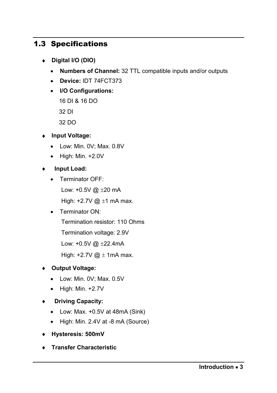 3 specifications | ADLINK cPCI-7300 User Manual | Page 11 / 82