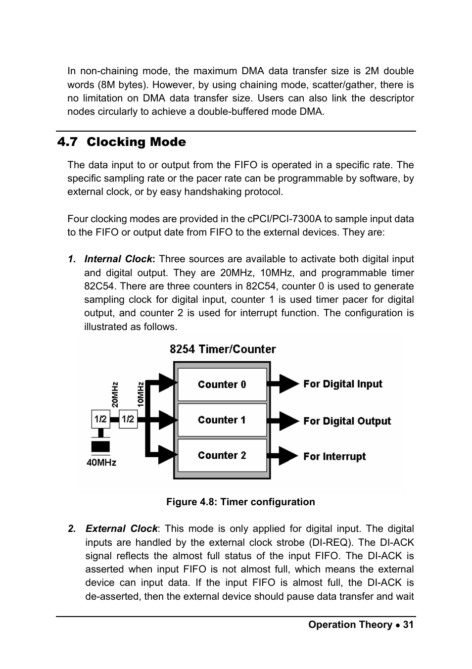 7 clocking mode | ADLINK cPCI-7300 User Manual | Page 39 / 82