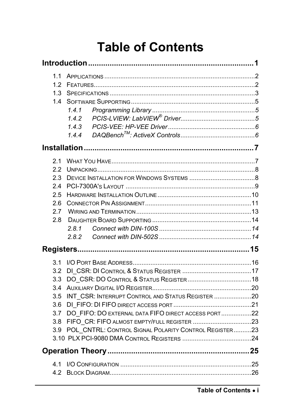 ADLINK cPCI-7300 User Manual | Page 5 / 82
