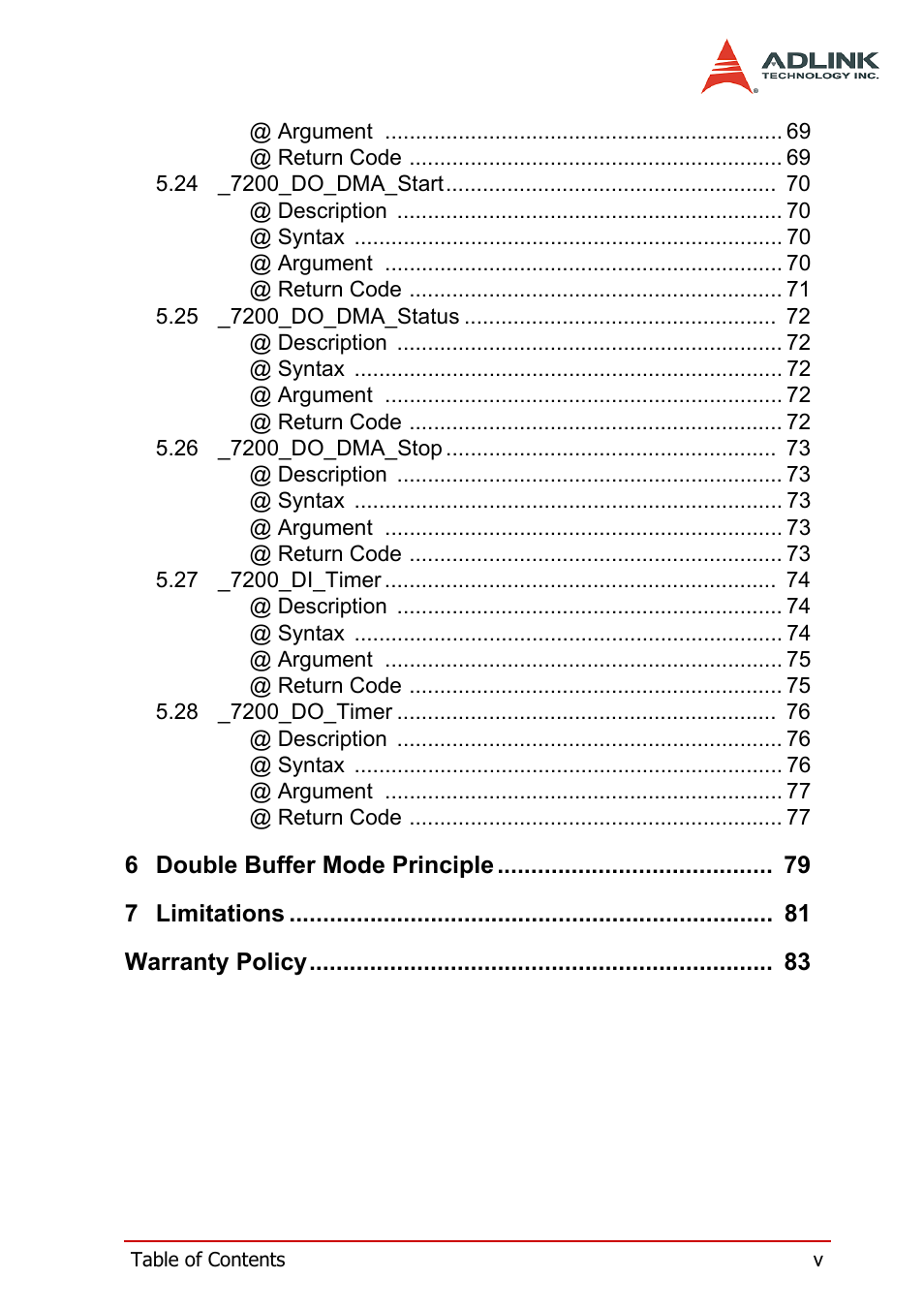ADLINK cPCI-7200 User Manual | Page 9 / 96