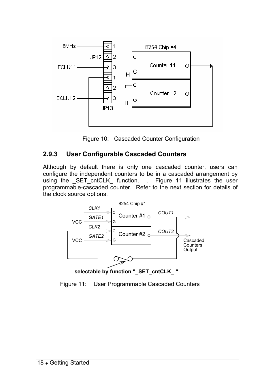3 user configurable cascaded counters | ADLINK cPCI-8554/R User Manual | Page 28 / 67