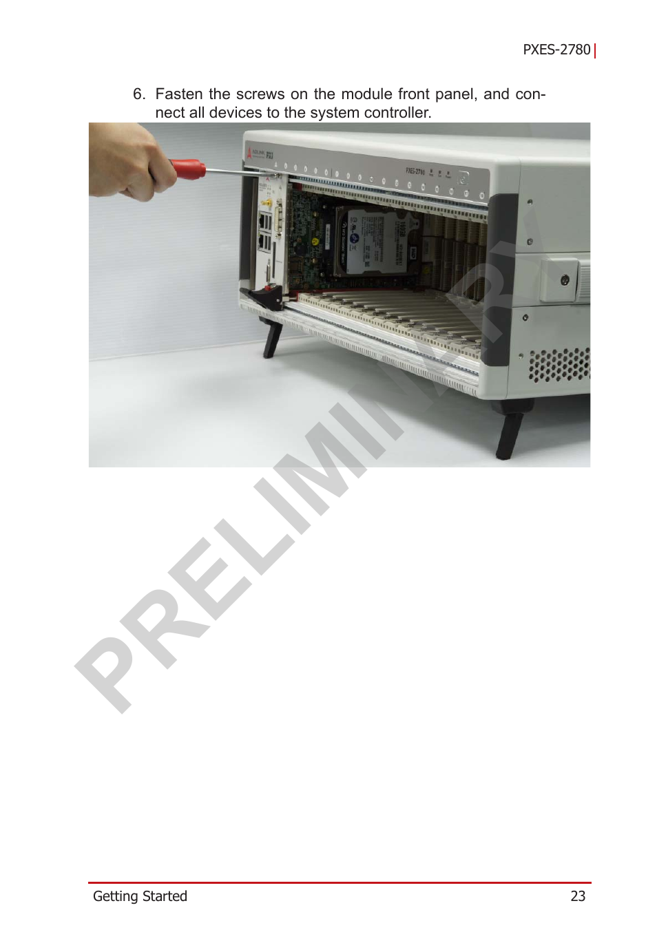 Preliminary | ADLINK PXES-2780 User Manual | Page 33 / 56