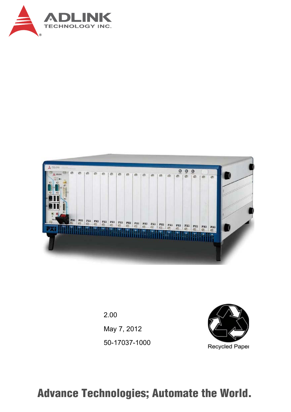 ADLINK PXIS-2719A User Manual | 70 pages