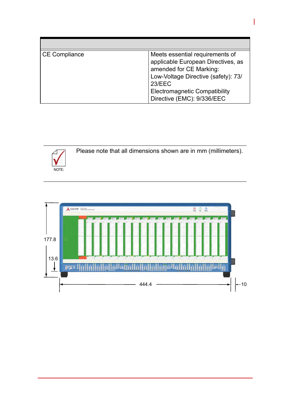 3 schematics, Schematics, Figure 1-1 | Front view | ADLINK PXIS-2719A User Manual | Page 15 / 70