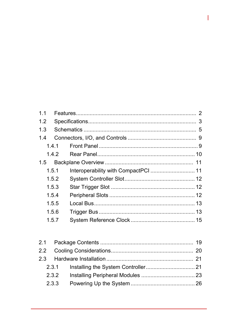 ADLINK PXIS-2719A User Manual | Page 5 / 70
