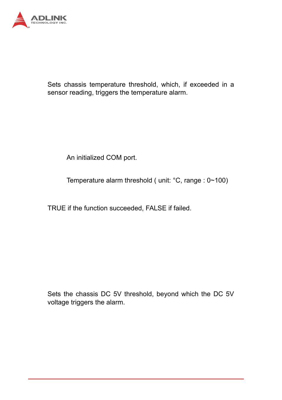 Settempalarm, Set5valarm | ADLINK PXIS-2719A User Manual | Page 58 / 70