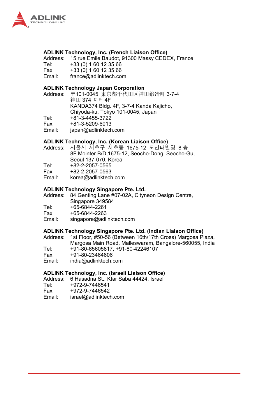 ADLINK PXIS-2719A User Manual | Page 70 / 70