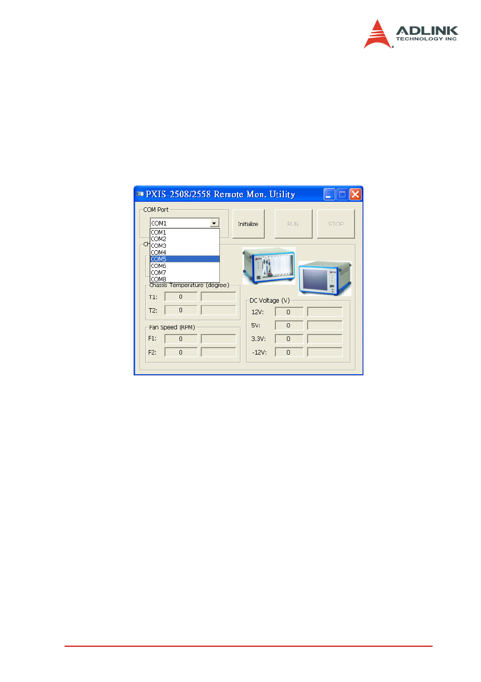 2 monitoring the system, Using the monitor utility (pxisremotemonutil), Monitoring the system | ADLINK PXIS-2508 User Manual | Page 43 / 62