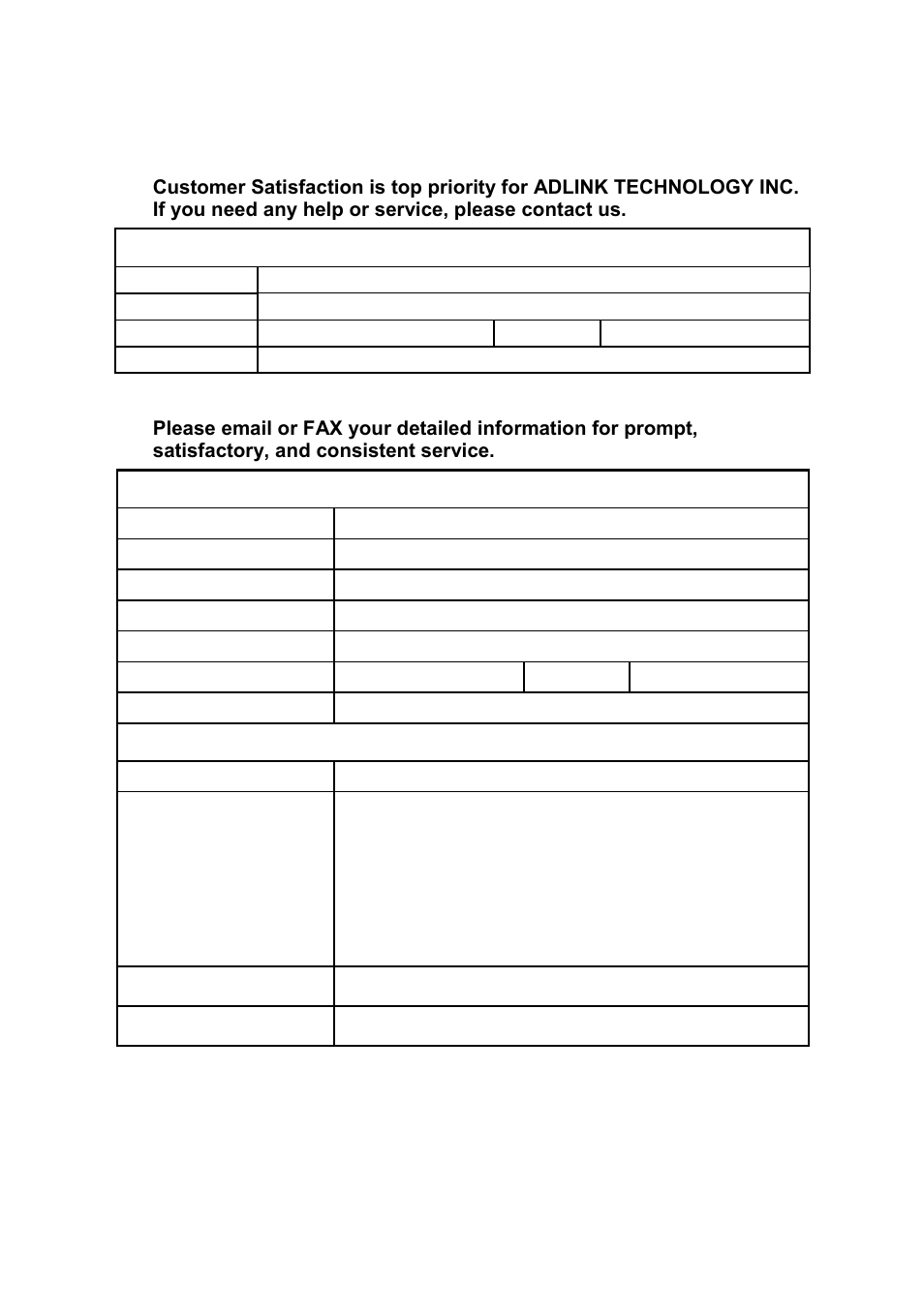 Getting service from adlink | ADLINK PXIS-2630 Series User Manual | Page 3 / 41