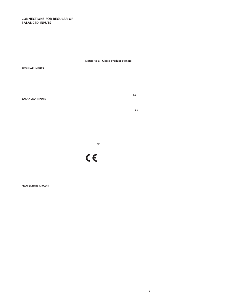 Classe Audio CA-101 User Manual | Page 4 / 14