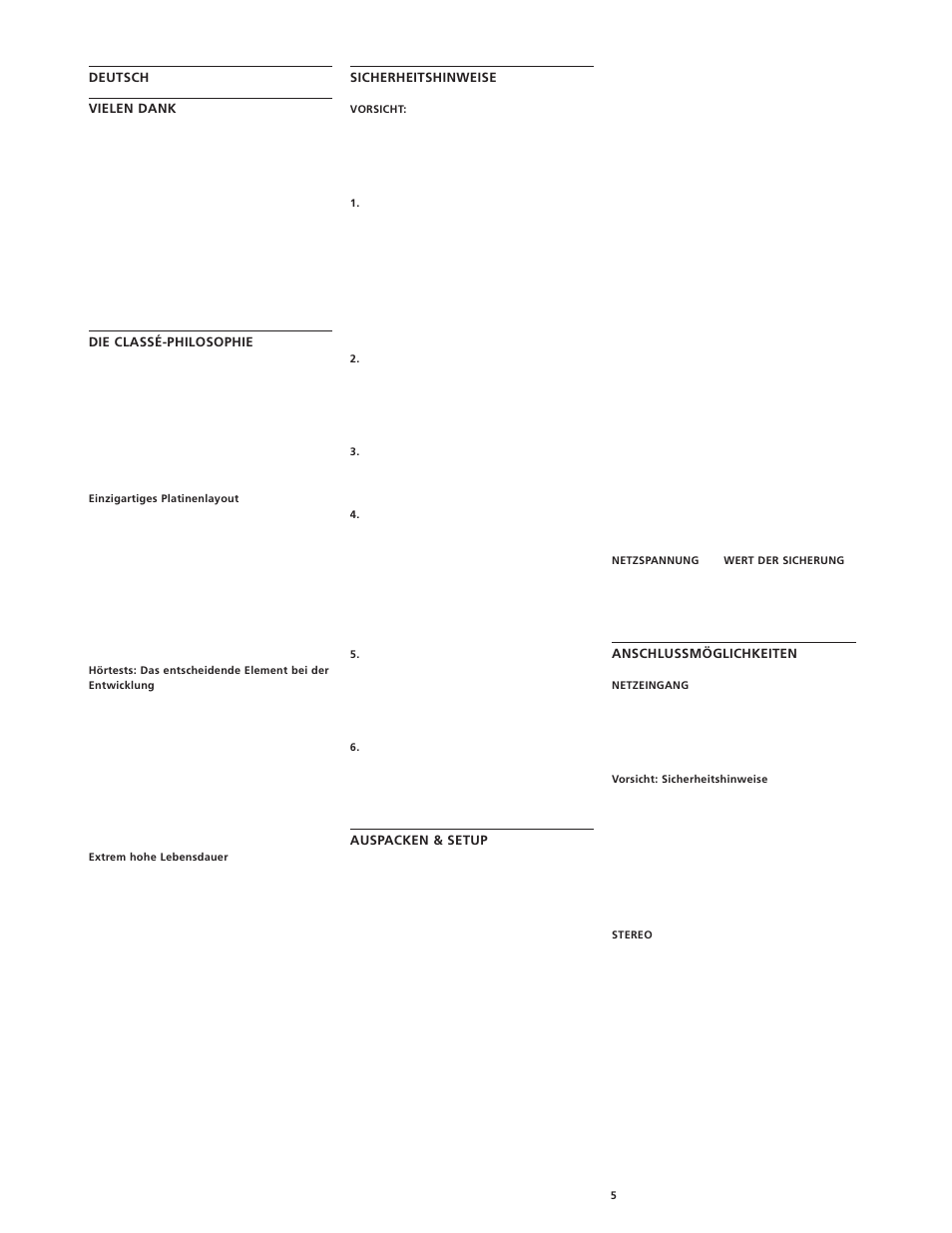 Classe Audio CA-101 User Manual | Page 7 / 14