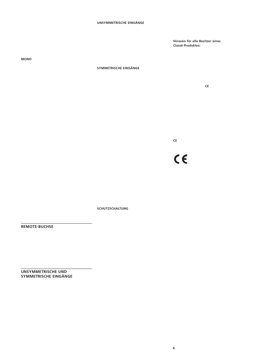 Classe Audio CA-101 User Manual | Page 8 / 14