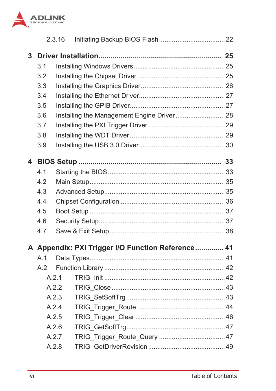 ADLINK PXI-3980 User Manual | Page 6 / 70