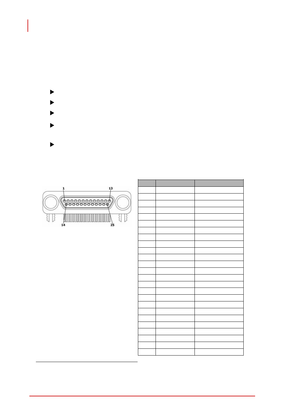 3 gpib connector, Figure 2-4: gpib connector & pin assignments, Fully compatible with the ieee 488 standard | Up to 1.5mb/s data transfer rates, On-board 2 kb fifo for read/write operations, Provides driver apis compatible with ni, 2 driver soft- ware, Up to 14 instruments may be connected | ADLINK PXI-3950 User Manual | Page 28 / 84