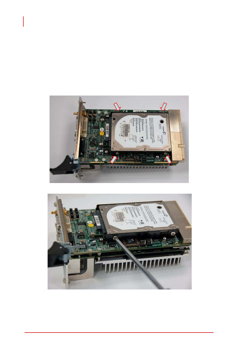 3 hard drive replacement, Hard drive replacement | ADLINK PXI-3950 User Manual | Page 48 / 84