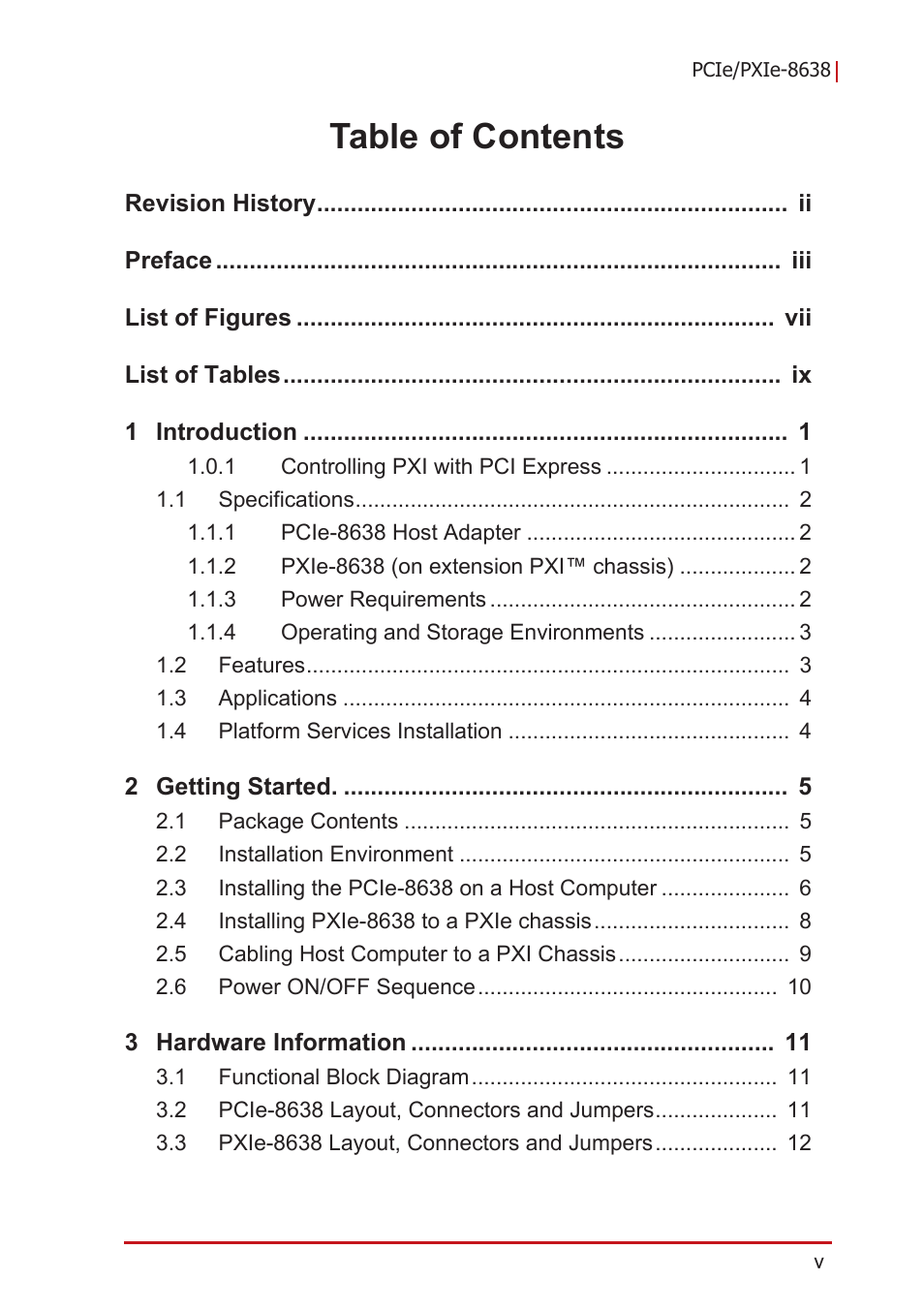 ADLINK PCIe-PXIe-8638 User Manual | Page 5 / 32