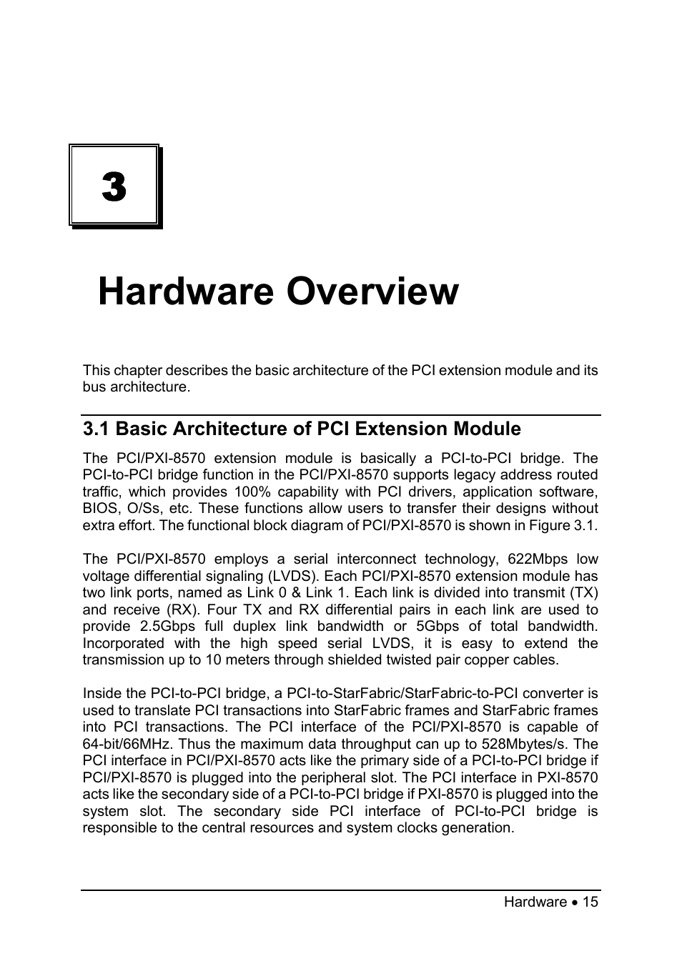 3hardware overview | ADLINK PXI-8570 User Manual | Page 19 / 23