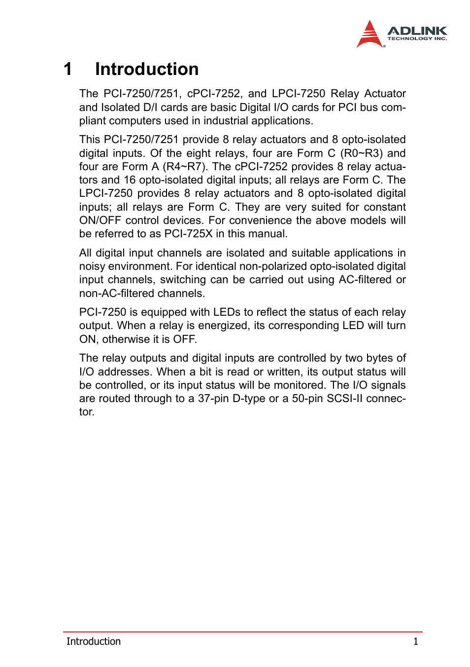 ADLINK cPCI-7252 User Manual | Page 11 / 56