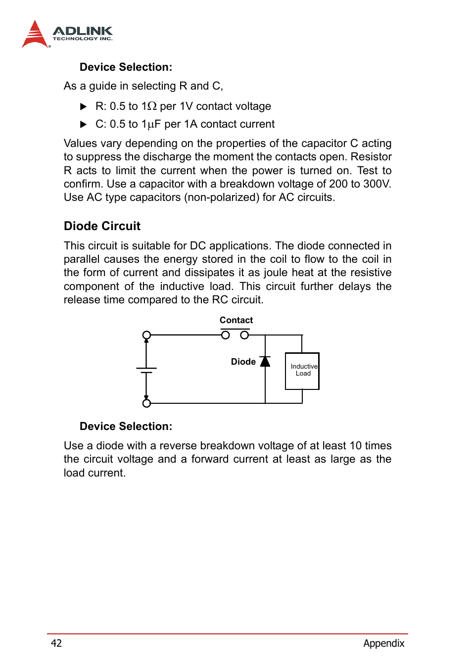 Diode circuit | ADLINK cPCI-7252 User Manual | Page 52 / 56